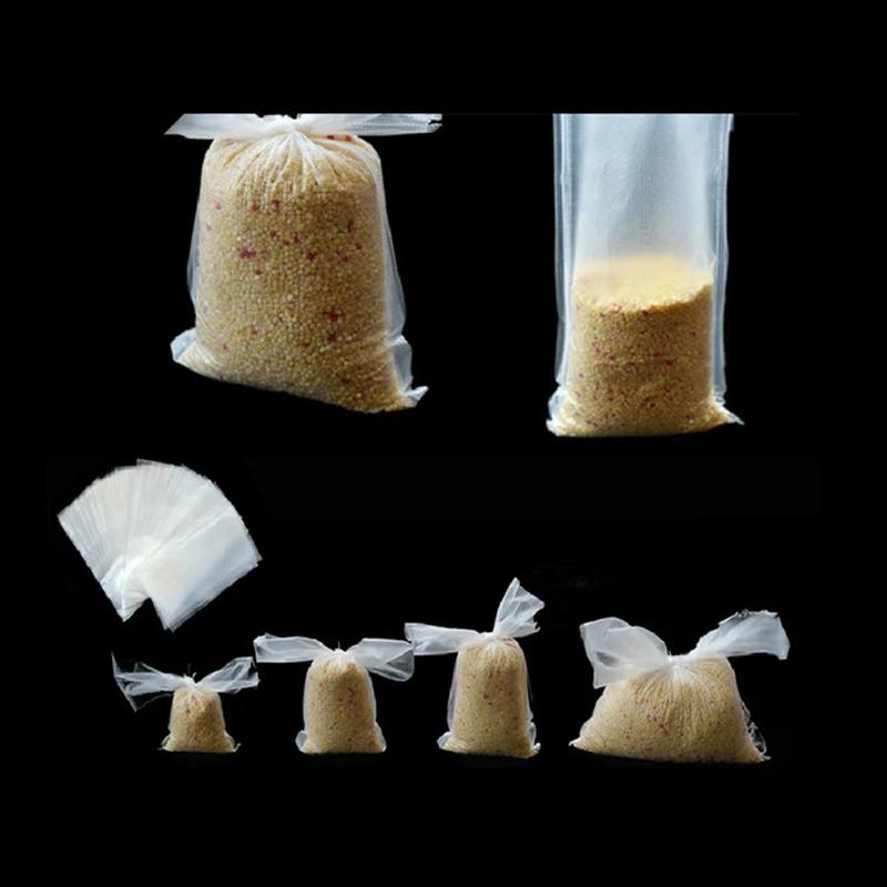 50pcs PVA Bags Carp Fishing Bait Material Carp Fishing Tackle Feeder Bag