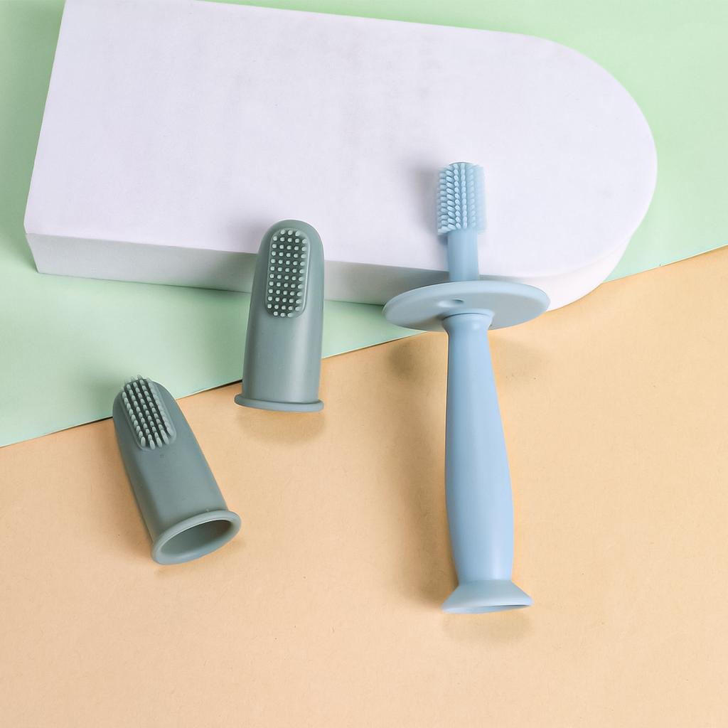 TYRY.HU 3 шт. детская зубная щетка для пальцев мягкая чистящая зубная щетка для детей без BPA уход за полостью рта для младенцев нежная защита младенцев