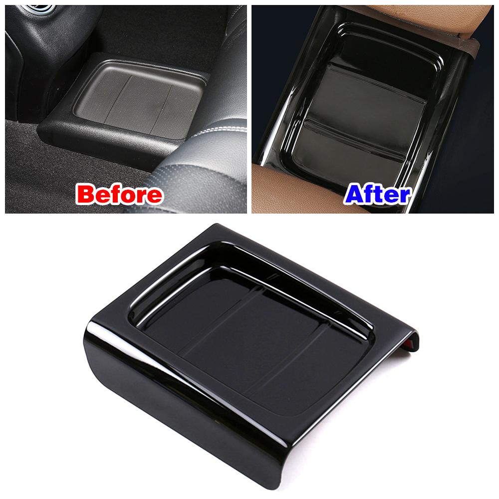 For Mercedes Benz E Class W213 2016 Car Rear Row Middle Bulge Pedal Protection Cover Trim Anti Kick Plate Stowing