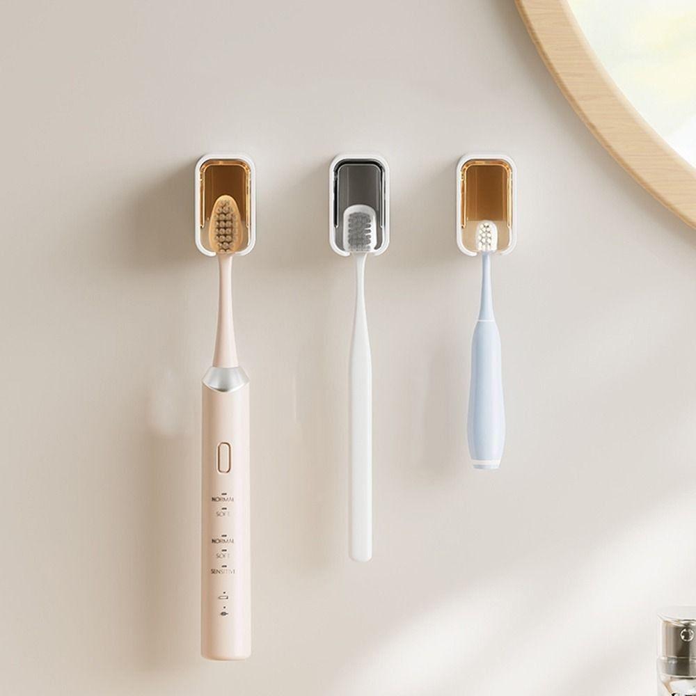 3 шт. Пластиковая подставка для хранения электрических зубных щеток без сверления для дома