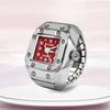 Vintage Roman Quartz Watch Zinc Zinc Alloy Finger Watch Ring Cool Rings Jewelry Clock  Man