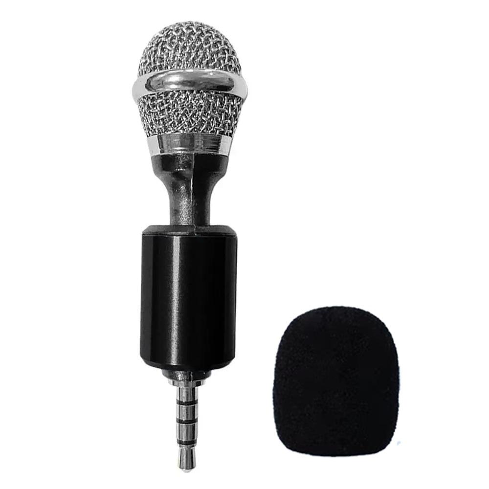 Bendable Mini Microphone 3/4 Level Metal Recording Microphone Condenser Microphone for Laptop
