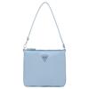 Prada Re-Nylon Эмаль Металл Треугольный Логотип Застежка-молния Тканевая Сумка через плечо Женская Синяя