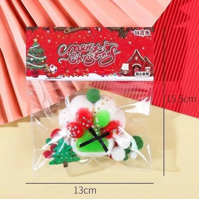 Christmas Cat Paw Squishy Fidget Toy Cute Slow Rebound Stress Relief Toy Pinch Decompression 2025 Xmas Gift Cat Claw Squeeze Toy