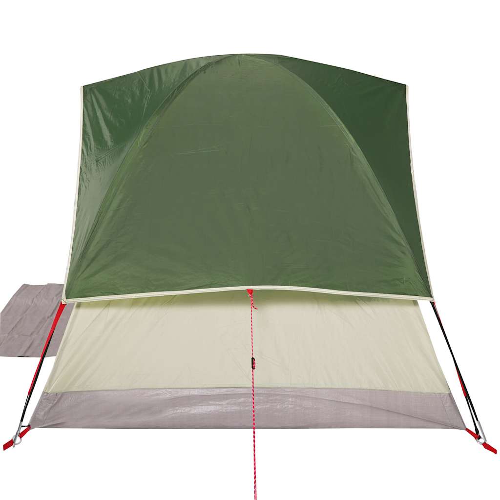 Dome Camping Tent for 2 Persons Green Waterproof