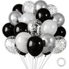 30Pcs Gold Black Metallic Confetti Balloons For Birthday Party Wedding Decoration Graduation Party Supplies Baby Shower New Year