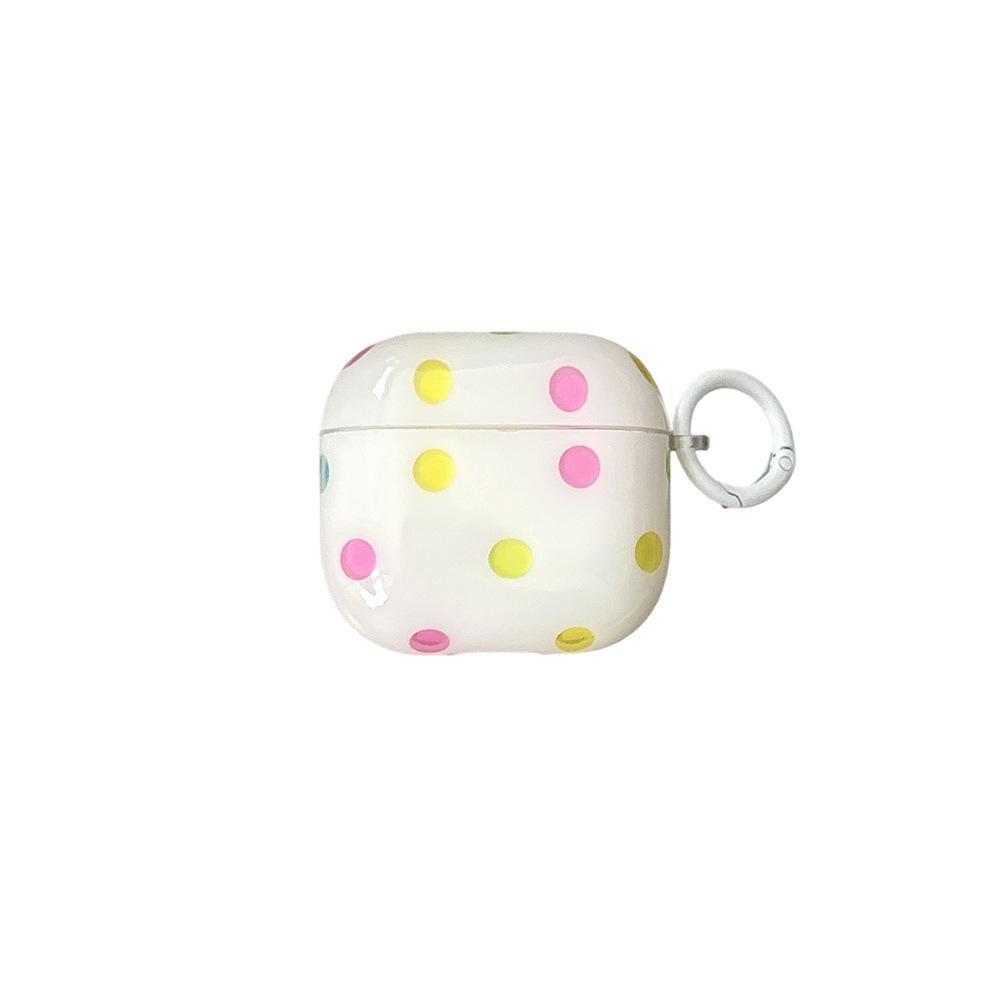 Small fresh and transparent color polka dot earphone cover for Apple AirPods 1 /1 generation simple niche shell PRO1/PRO1