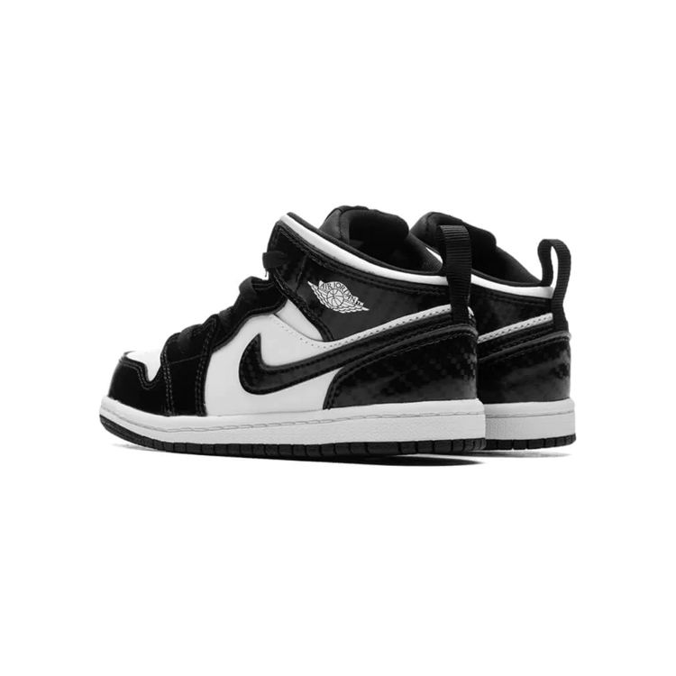 Детские кроссовки Air Jordan 1 Mid SE TD All Star 2021 Black White DD2193-001