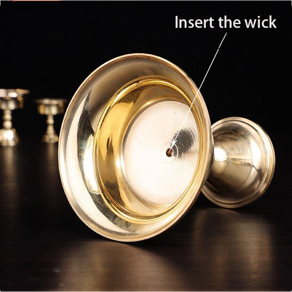 Масляная чаша Буддийские храмовые украшения Лампа Чанмин Подсвечник Подставка для свечей Подсвечник Подставка для лампы