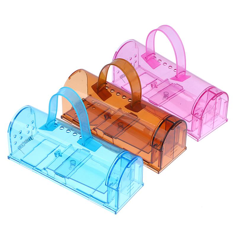 Умная самоблокирующаяся ловушка для мышей, безопасная, прочная, прозрачная бытовая ловушка для мышей