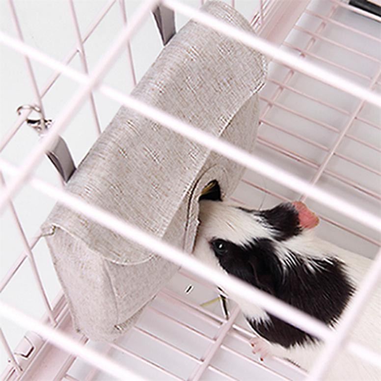 Мешок для сена для домашних животных, подвесная сумка для кормушки для морских свинок, сумка для медленного питания, можно повесить тканевую сумку