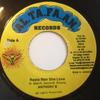 7inch Record ANTHONY B / LADY FLAVIA & GINKO - Rasta Man She Love / Arde E Brucia NONE Al.Ta.Fa.An. 2005 Jamaica Reggae, Ska & Dub Used