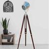 Designer Wood Tripod Floor Lamp, Contemporary LED Spot Light For Living Room, Bedroom, Dinning Room, Home Decor Without E27 Bulb