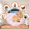 2Pcs Guinea Pig Cage Mat Washable Guinea Pig Skin Pad Reusable and Non Slip Urinary Pad for Cat Dog Small Animal Sleeping Mat