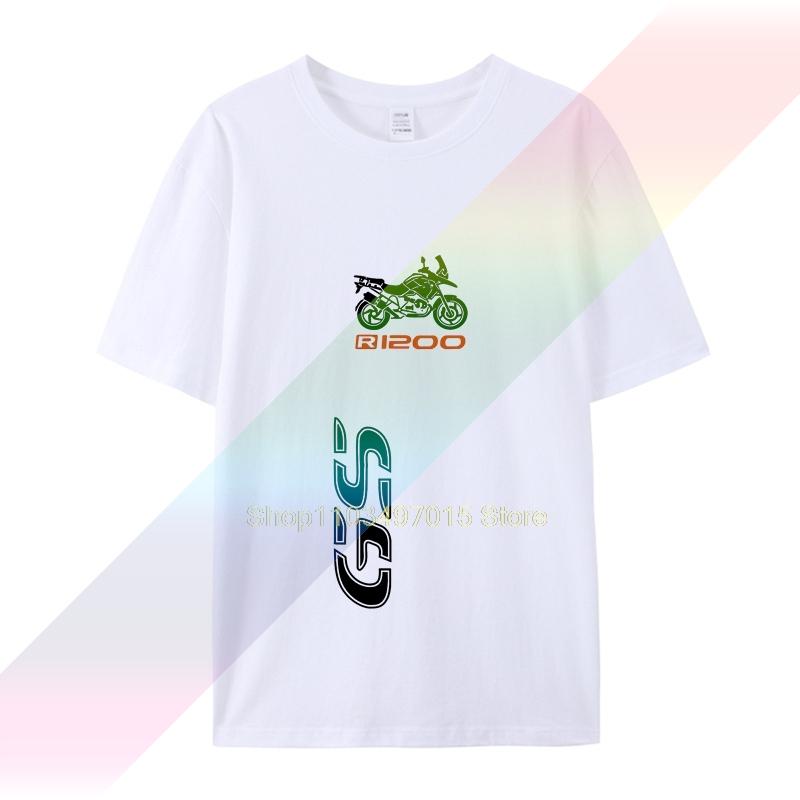 Pure Cotton Round Collar T Shirt 1200 Gs S Adventure Motorrad Brand