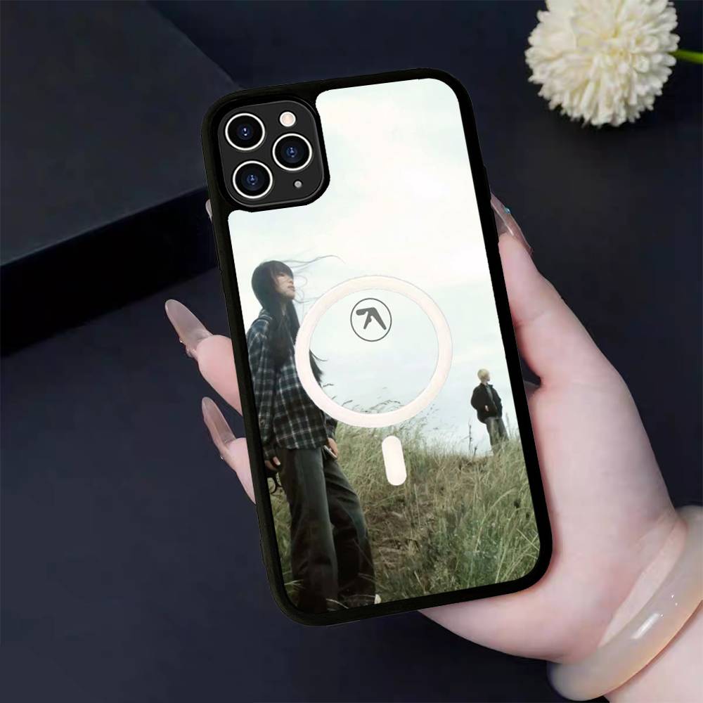 Музыкант A-Aphex T-Twin Для чехла MagSafe Для IPhone 17 16 Pro Max 15 14 Plus 13 12 11 Беспроводная зарядка Чехол для телефона