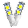 T10 W5W 5050 5SMD Белые внутренние фонари Светодиодные автомобильные фонари Клиновые лампы для чтения Супер яркие DC 12 В