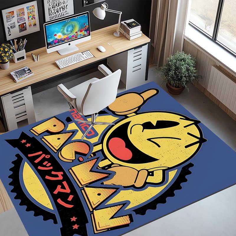 PAC Pattern Rug, Indoor/Outdoor Mat, for Picnic, Gameroom, Bedroom, Office, Living Room, Home Decor Carpet, Birthday Gift