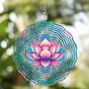 10 Inch Bohemian Mandala Flower Wind Chime Battery Free Operation Vibrant Design Adds Color To Outdoor Decor Perfect Holiday Gift for Family Friends