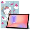 Чехол для планшета Samsung Galaxy Tab S10 Lite 10,9 дюйма, трехскладная подставка, умная кожаная обложка SM-X400 SM-X406B 10,9" Funde