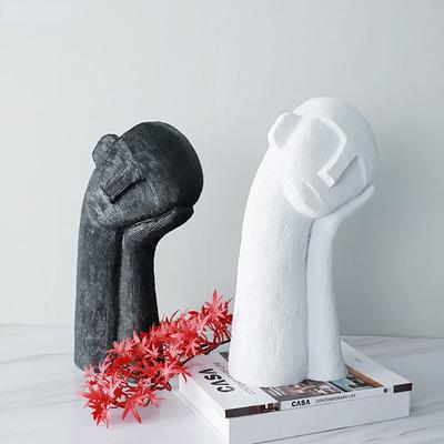 Украшения из смолы Фигурки спящих с кривыми головами Украшения Скульптура персонажа Домашний декор Изделия ручной работы Мебель Декоративные фигурки