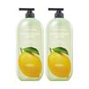 Натуральный яркий гель для душа с ароматом лимонной вербены, 900 мл, 2 штуки