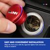Car Logo Cigarette Lighter Dustproof Cap Protective Cover Auto Accessories For Toyota GR MN Camry Prius Auris Crown Yaris