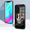 Чехол для телефона рэпера Matue 333 для Samsung S26 S25 S24 FE S23 S22 S21 Plus S20 Ultra Note20Ultra Черная стеклянная крышка