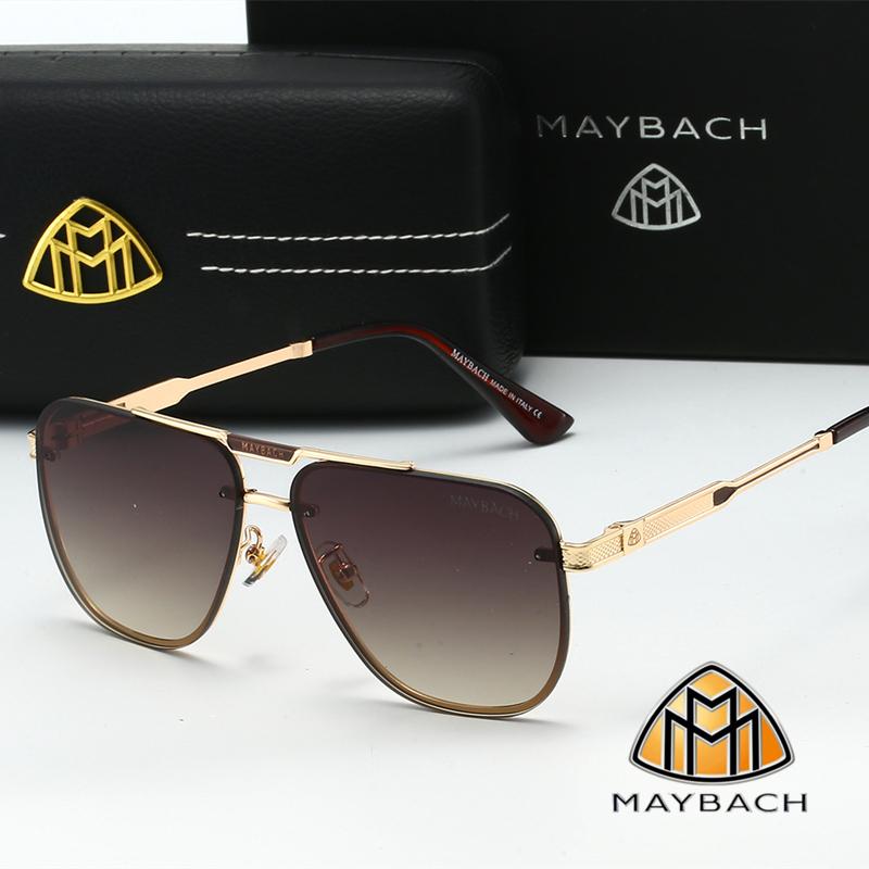 Солнцезащитные очки MAYBACH Люксовый бренд Защита UV400 Для мужчин и женщин Классические Солнечные Очки Высококачественные Очки Пилотские Очки