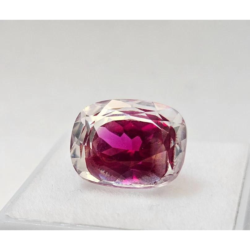 Cushion Cut Natural Bi-Color Pitambari Sapphire 13 Ct Stunning Gemstone
