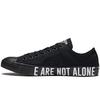 Chuck Taylor All Star OX Удобные Модные Низкие Кеды из Канваса Унисекс Кроссовки Черные Белые 165382C