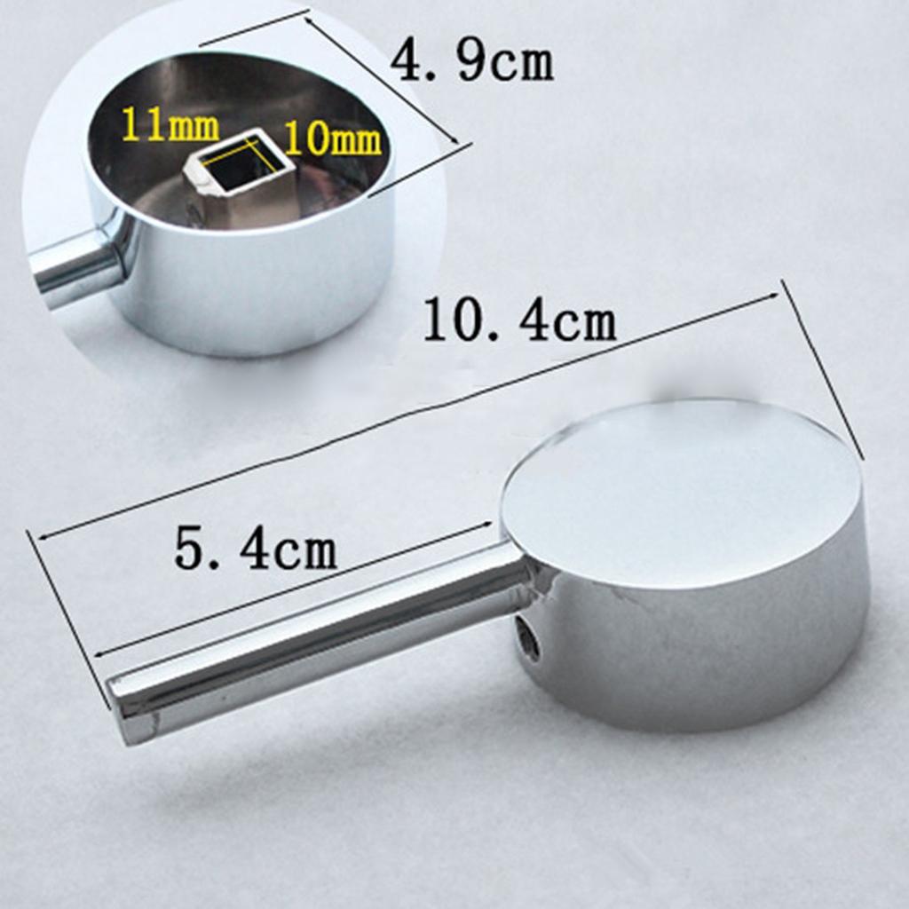 Replacement Faucet Handle Bathroon Kitchen Basin Faucet Handle 35/40mm Valve Lever Zinc Alloy Quick Opening Tap Handle Accessory
