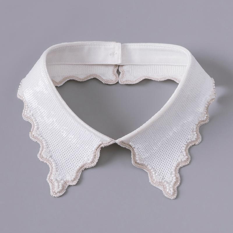 Pearl Fake Collar Lacklace Stand Beads Detachable Collar Fake Women for Party Bride Dress Decorate False Collar Nep Kraagie