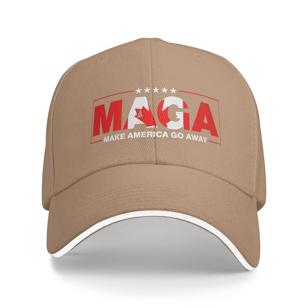 Unisex M.A.G.A Make America Go Away Canada Flag Outdoor Hat Summer Adjustable Baseball Caps New Baseball Cap Fashion Golf Hats