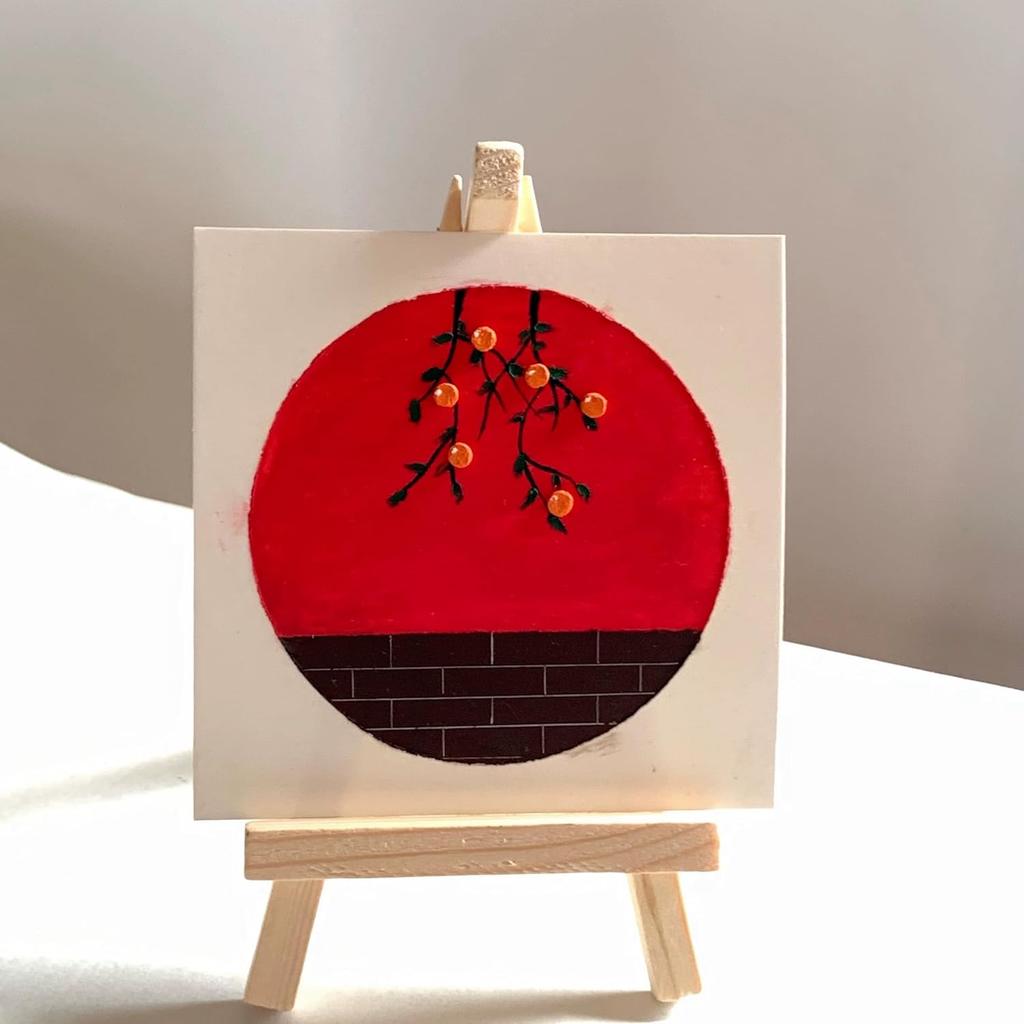 6 Pack 9 Inch Wood Easels, Easel Stand for Painting Canvases, Tripod, Kids Student Tabletop Easels for Painting, Art Craft Painting Easel Stand for