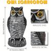 Scare Birds Away Owl Decoy Plastic Pest Control New Bird Deterrent