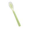 Saito Kogyo Soft Rubber Spoon, Deep Flat, Yellow-Green
