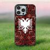 Albanian Albania flag Phone Case For iPhone 17,16,15,14,13,12,11,Pro,Max,Plus,E,Air,Mini Anti Fall Black  Bumper