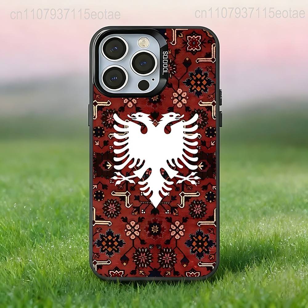 Albanian Albania flag Phone Case For iPhone 17,16,15,14,13,12,11,Pro,Max,Plus,E,Air,Mini Anti Fall Black Bumper