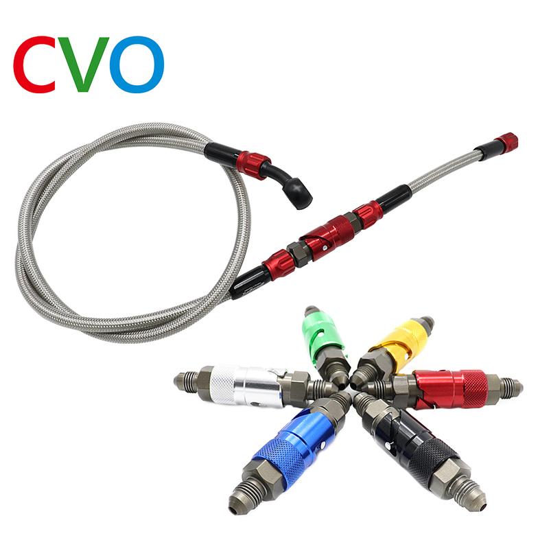 High Quality CVO Aerospace Aluminum Alloy 800cm to 1200cm Reinforced Hydraulic Motorcycle Brake Hose Braided Brake Tube