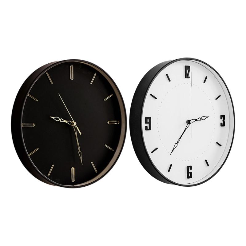 Silents None-Ticking Clocks Decorative Clock Battery Operated Wall Clock for Living Room Kitchen Home Office Decors