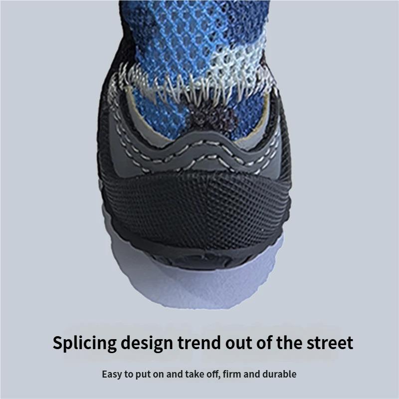 26 Years Outdoor Small Dog Shoes Teddy Bichon Schnauzer Summer Breathable Anti-scalding Feet Wear-resistant Pet Dog Shoes