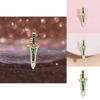 Stylish Cartoon Dragon Dagger Brooch Colorful Alloy Pin Versatile Decorative Accessory
