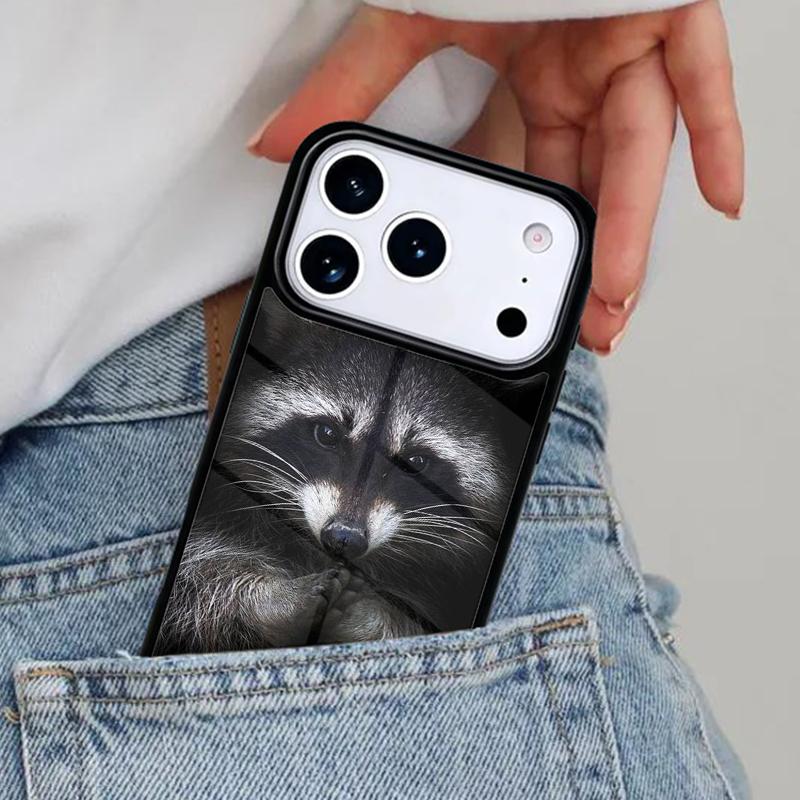 Kawaii Baby Raccoons Racoons Phone Case for iPhone 16e 15 14 13 12 17 Pro Max Plus Air 17pro Cover Coque