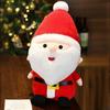1 Piece Cute Santa Claus Holiday Decoration Christmas Couple Doll Gift for Girlfriend or Boyfriend's Wedding Anniversary