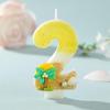 Cross-border Ocean Coconut Tree Birthday Cake Candles