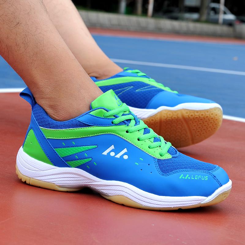 36-45 LEFUS New High-quality Shock-absorbing Anti-skid Wear-resistant Badminton Shoes Tennis Shoes Volleyball Shoes Training Shoes