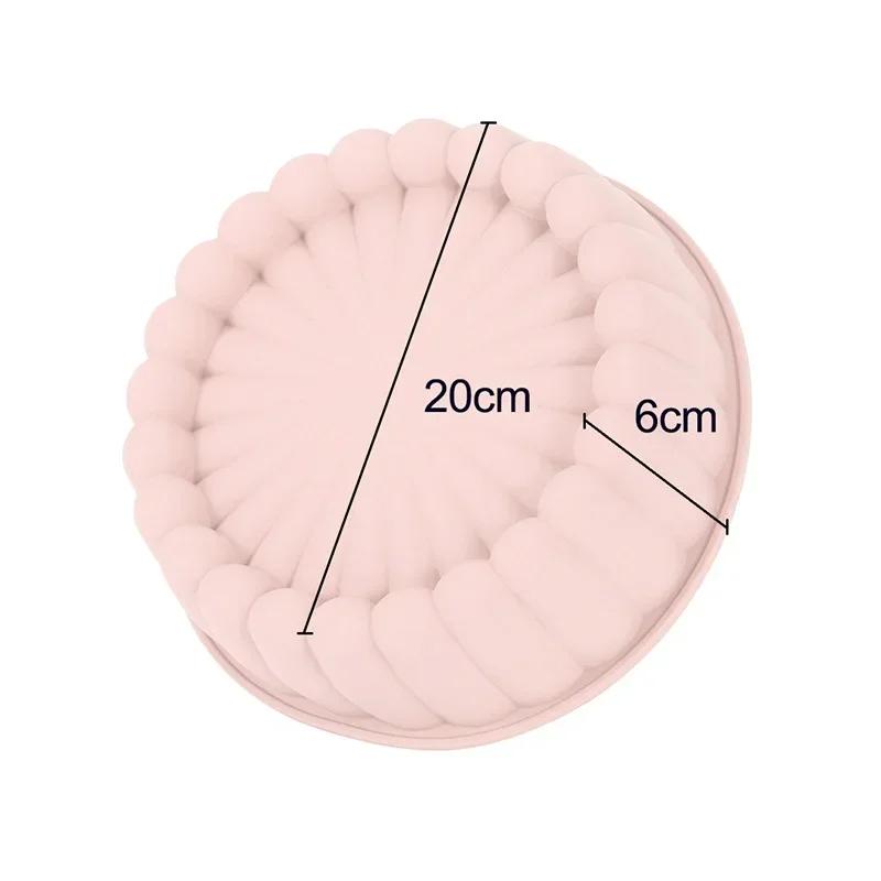 Форма для торта «Шарлотт», круглая форма для торта диаметром 8 дюймов, антипригарные силиконовые формы для шоколадного торта, клубничного песочного торта, брауни-тарта