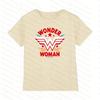Детская футболка Wonder Woman Классическая хлопковая футболка с коротким рукавом из комиксов для рубашек Женские футболки Удобные и универсальные топы