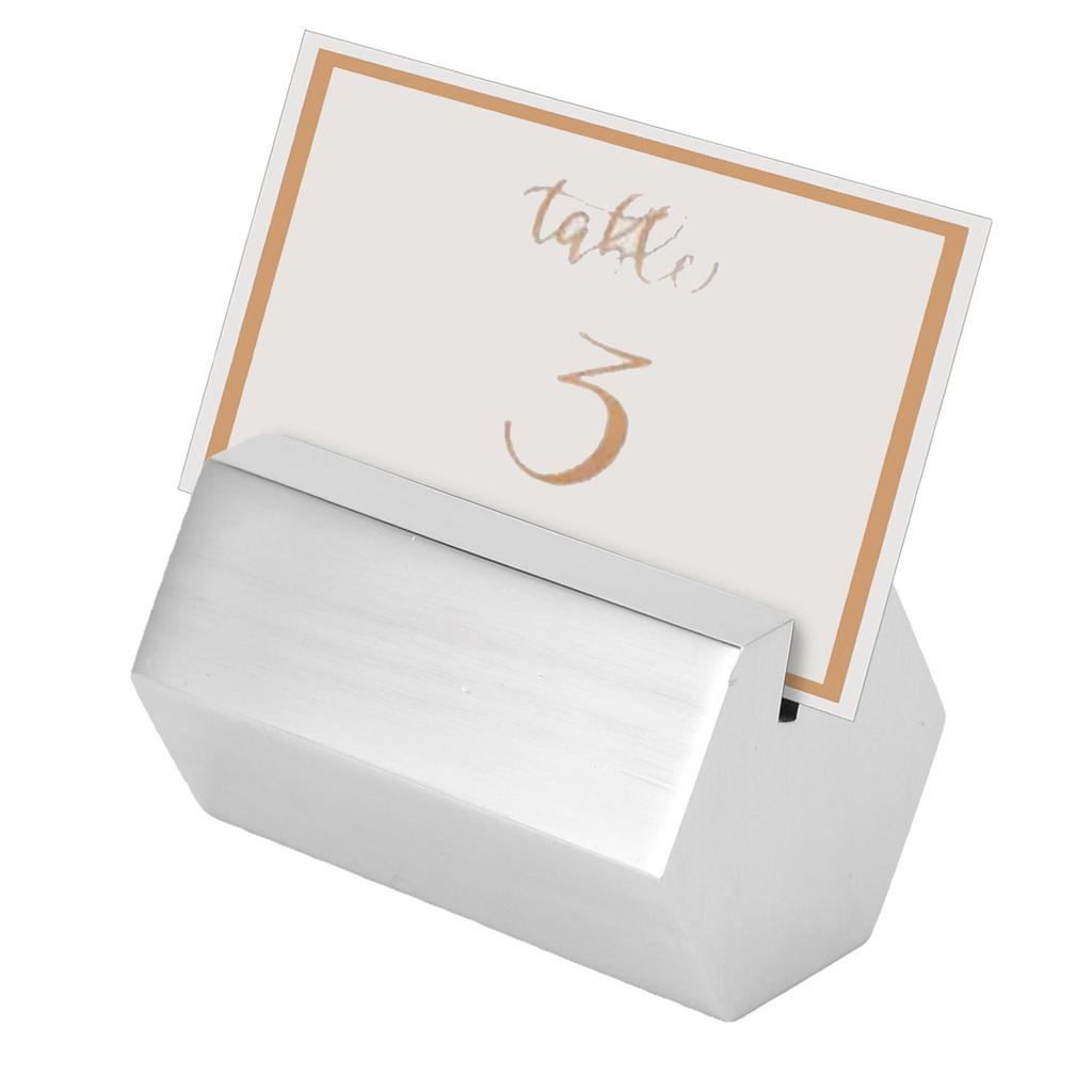 Metal Place Card Stand Stainless Steel Table Number Card Holder for Wedding Party Restaurant